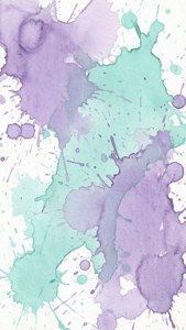 Lavender Mint Splatter