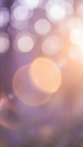 Lavender Peach Bokeh