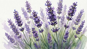 Lavender Watercolor