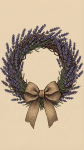 Lavender Wreath Farmhouse