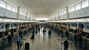LAX Departure Hall Symmetry