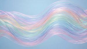 Layered Pastel Waves