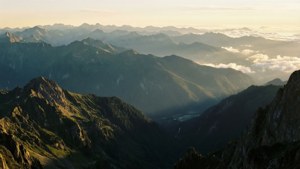 Layered Peaks Panorama