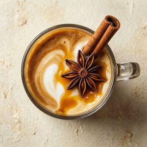 Layered Pumpkin Spice Glass