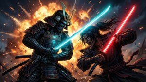 Lazer Samurai Duel