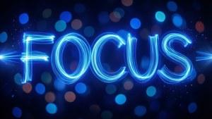 Lazer Typography Focus