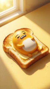Lazy Gudetama Toast
