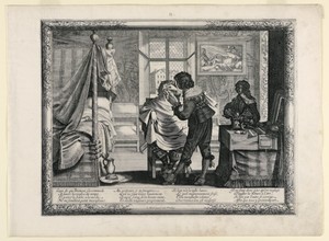 Le Barbier, from Les Metiers series [The Barber, from The Trades series]