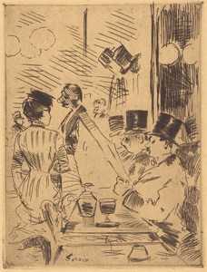 Le café de la Nouvelle Athènes (The Cafe of the New Athens)