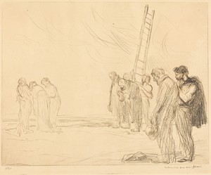 Le calvaire (2e planche) (Calvary) (second plate)