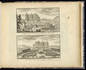 Le Château de la Roche prés de Tonnerre en Bourgogne (Upper Plate)