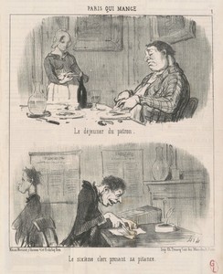 Le déjeuner du patron le sixiéme clerc ...