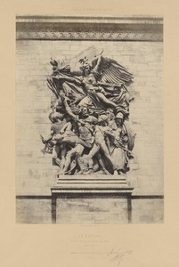 Le Départ. Bas-relief de l'Arc de Triomphe de l'Étoile