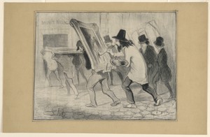 Le Dernier Jour de la Reception des Tableaux, from Charivari