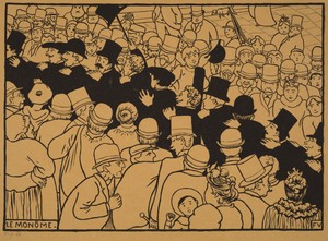 Le Monôme (Parading through the Streets in Single File)