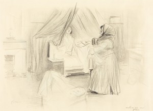 Le petit déjeuner (planche en largeur) (Breakfast) (horizontal plate)
