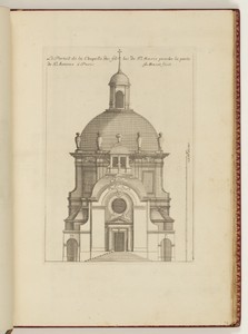 Le Portail de la Chapelle des filles de Ste. Marie proche la porte de St. Antoine à Paris