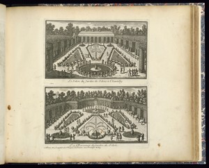 Le Salon du Jardin de Silvie à Chantilly (Upper Plate)