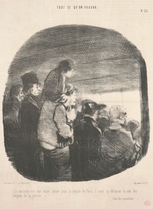 Le spectacle est une chose bonne pour le peuple de Paris ...