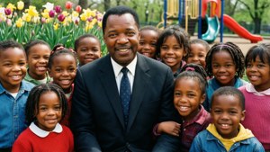 Leader with Children