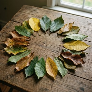 Leaf Mandala Circle