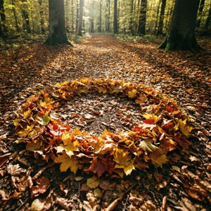Leaf Orange Circle