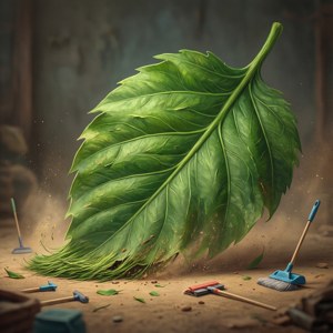 Leaf Sweeping Floor