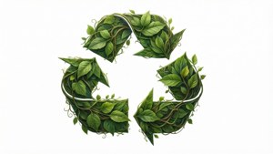 Leafy Recycle Symbol
