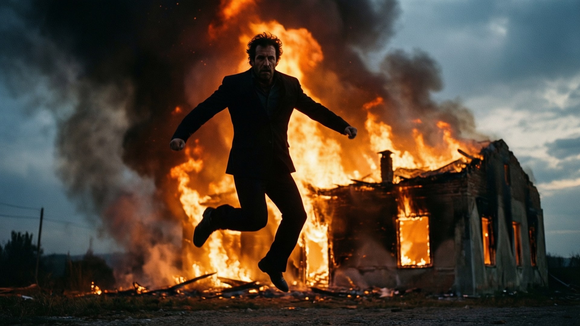 Leap Through Fire by Wallpapers.art Studio