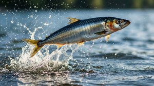 Leaping Anchovy Splash