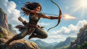 Leaping Archer