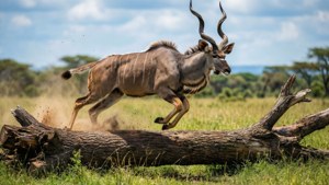 Leaping Kudu