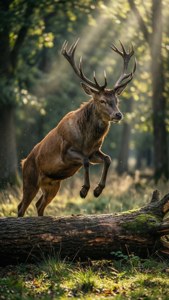 Leaping Stag