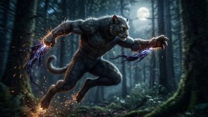 Leaping Thievul Moonlight Chase