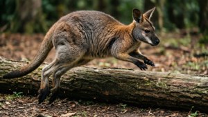 Leaping Wallaby
