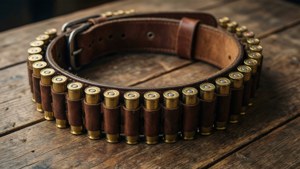 Leather Belt Closeup