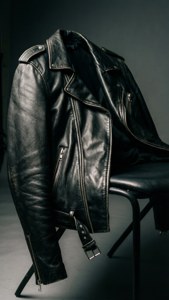 Leather Jacket Drape