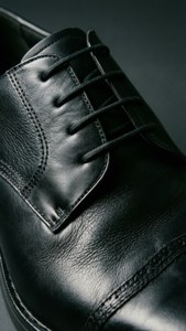 Leather Shoe Detail