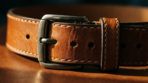 Leather Strap and Buckle