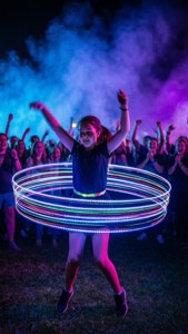 LED Hula Hoop Magic
