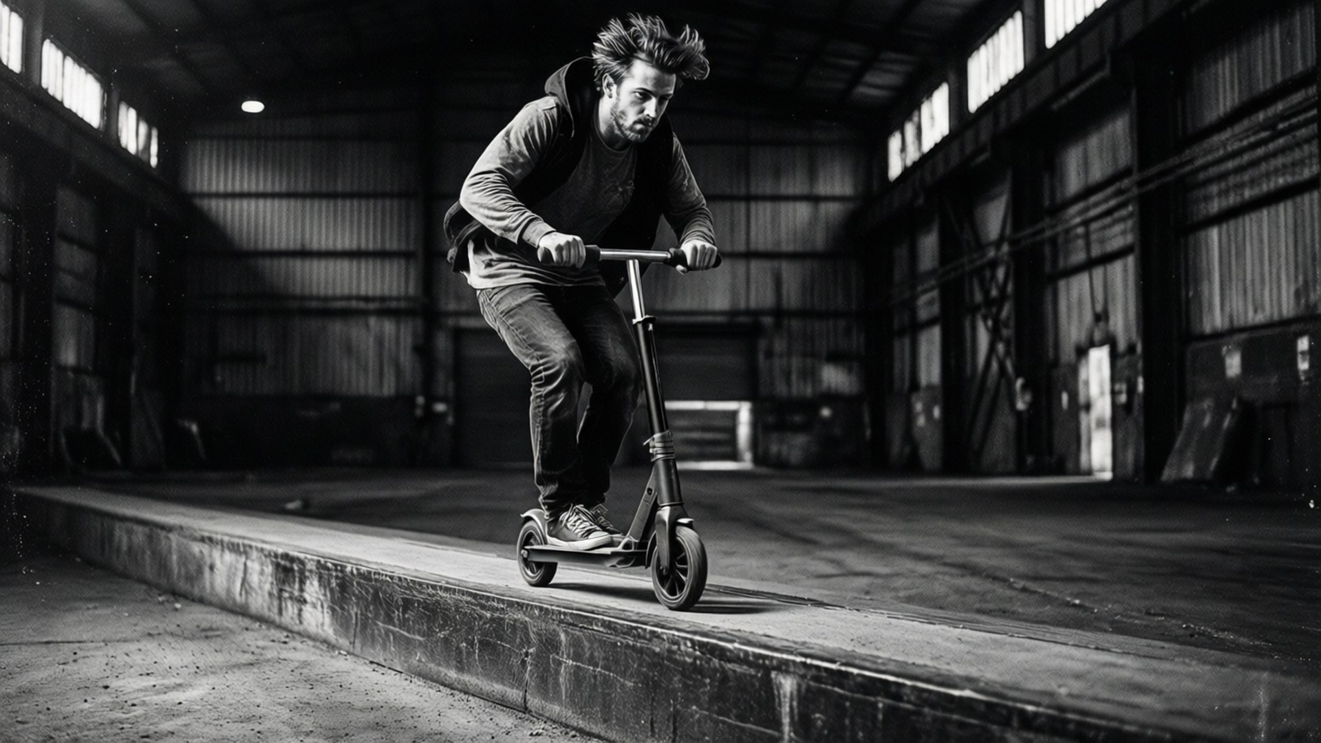 Ledge Balance Noir by Wallpapers.art Studio