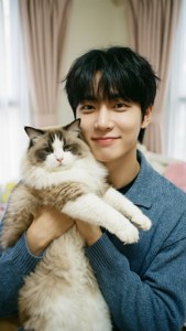 Lee Know and Cat