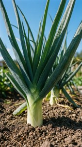 Leek in Garden