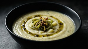 Leek Potato Truffle Chowder