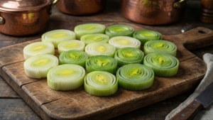 Leek Rings Arranged