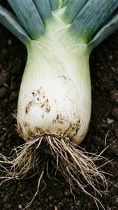 Leek Roots Macro