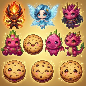 Legendary Cookies Group Chibi