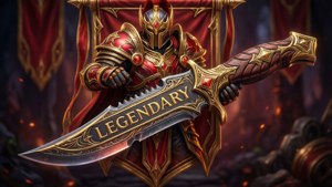 Legendary Text Gacha Knife