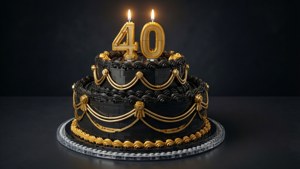 Lego Adult Birthday Cake 40