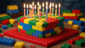 Lego Birthday Cake